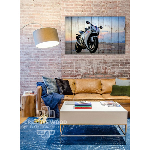Картины в интерьере артикул Мотоциклы - Мото 5, Мотоциклы, Creative Wood